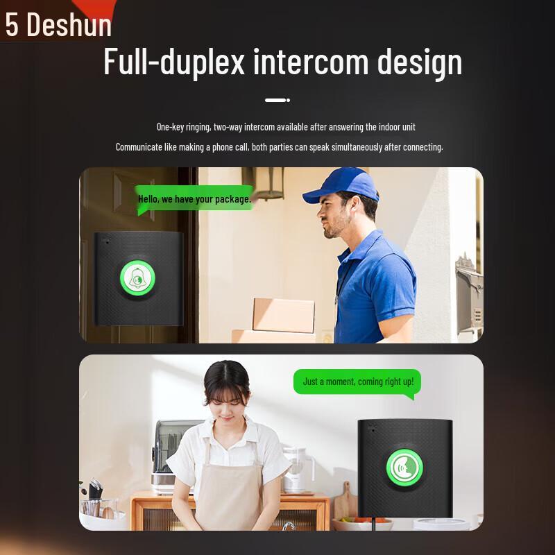 DESHUN H9A Wireless Intercom Doorbell System