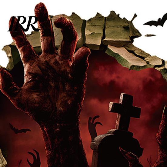 Haunted House Decorations Halloween Window Clings, Scary Ghost Hand Stickers, 3D Horror Party Supplies Breaking Wall Decals for House, Home