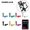 4Pcs Bicycle Bottle Cage Screws M5*15MM Colourful Aluminum Hex Socket Screws Bike Bottle Screw Cycling Accessories 7 Colors