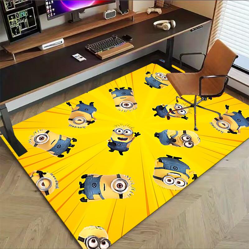 1pc Despicable Minions Carpet for Playroom Bedroom Living Room Sofa Home Decor,kids Game Area Rug Non-slip Floor Mat Y72827