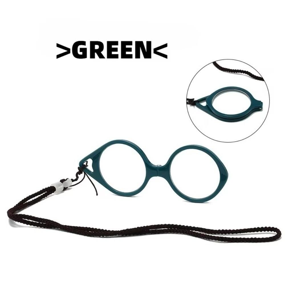 +1.0 To +4.0 Reading Glasses Lightweight Frame Foldable Readers Neck Hanging Glasses For Seniors