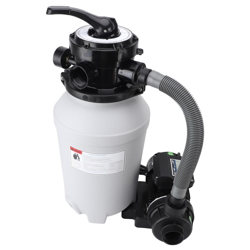 Система песчаного фильтра-насоса для надземных бассейнов 10-дюймовый песчаный резервуар 0,25 л.с. 250 Вт насос для бассейна IPX5