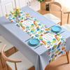 Waterproof and Oil Resistant PVC Table Cloth Ins Tea Rectangular Minimalist Floral Tablecloth