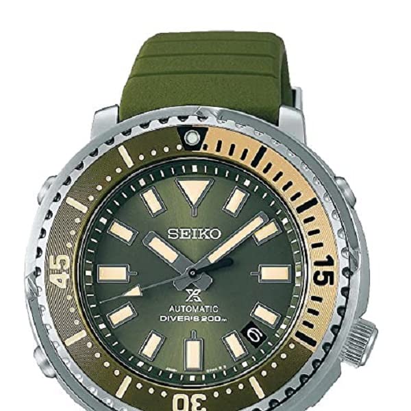 Seiko Analog Analog (Model SRPF83K1), Green, Wristwatch.