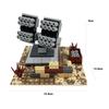 Сцена из Второй мировой войны в пустыне Военная сборная модель MOC Оружие Сборка ракетной установки Строительный блок Набор игрушка Для Детей Мальчиков