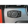 Headlight Switch Control Frame Cover For Ford Mustang 2015- ABS Carbon Fiber