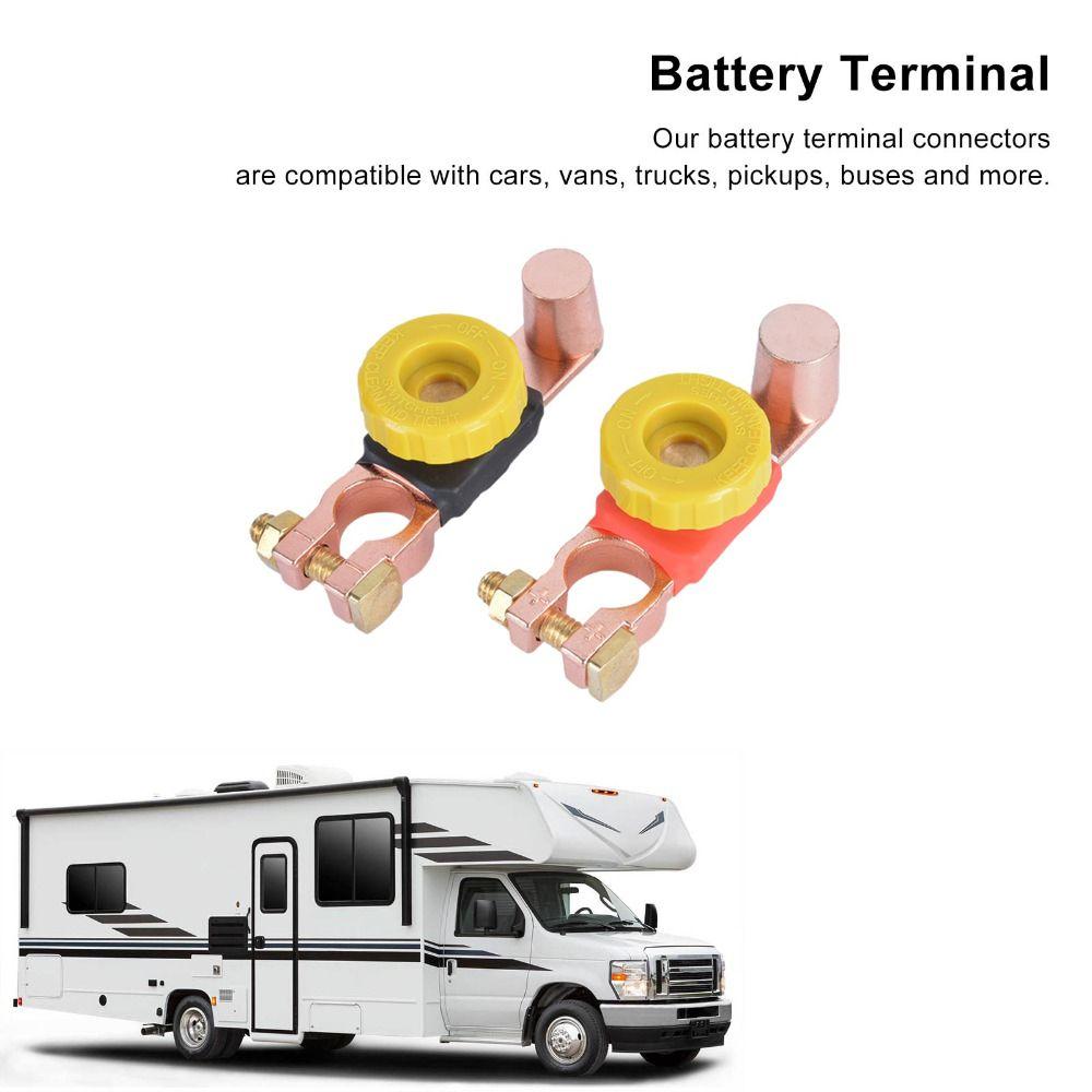 Латунный выключатель-разъединитель Положительные клеммы аккумулятора Универсальный автомобильный выключатель питания Авто