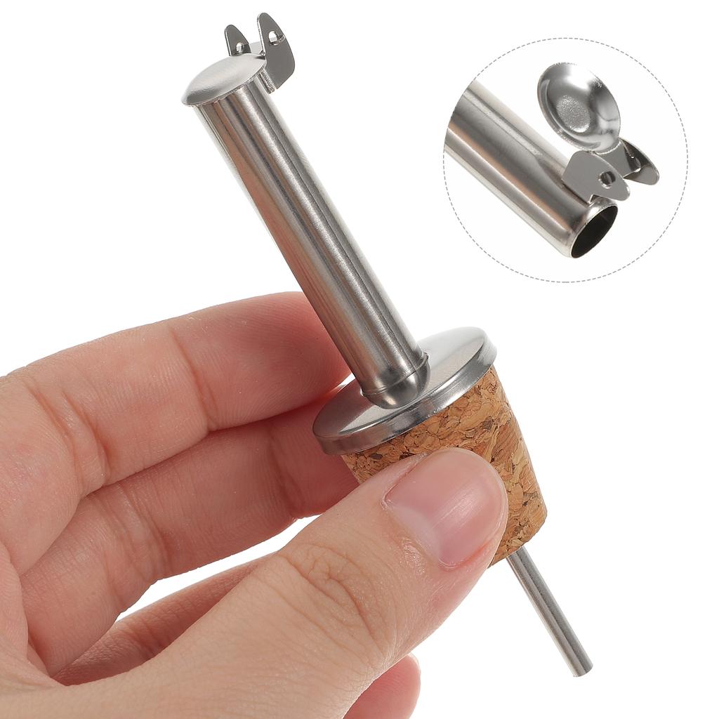 10 Pcs Bottle Cork Stopper and Pourer Creative Pourers Caps Stoppers Syrup
