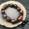 Натуральный тибетский браслет Дзи, очаровательные агатовые нити, ручные струны, браслеты в китайском стиле, ретро-браслеты, мужские аксессуары