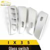IX35 Glass Switch Decoration Frame Electroplated Matte Window Armrest Lift Button Trim