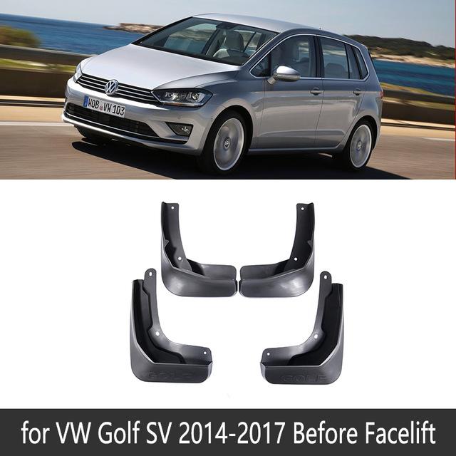 Для VW Volkswagen Golf Sportsvan SV 2014 2015 2016 2017 2018 брызговики брызговики на крыло перегородка всплеск