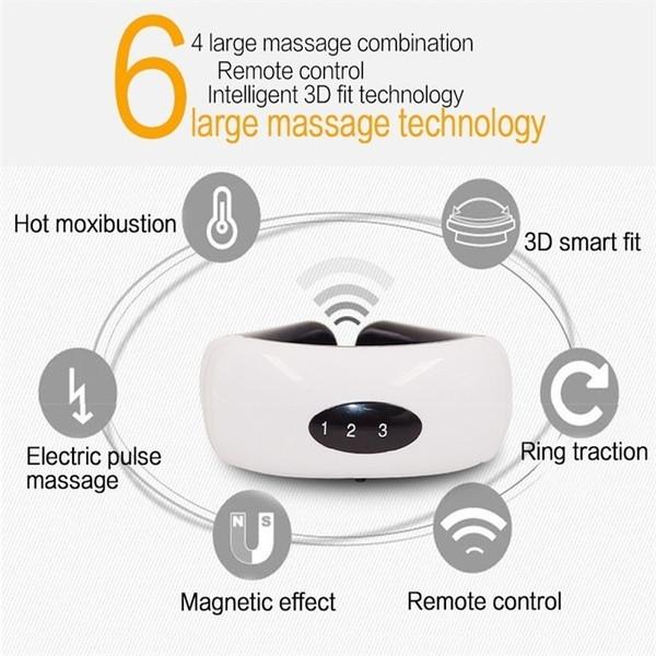 Импульсный электрический шейный массажер, устройство для терапии плеч и шеи, инструмент для облегчения боли