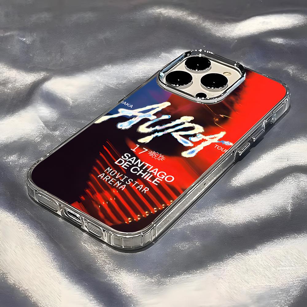 Чехол для телефона рэпера Maka Aura для IPhone 17 Pro Max 16 15 14 Pro Max IPhone 13 Pro Max 11 Plus Прозрачный чехол
