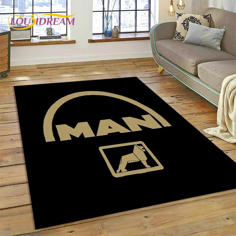 Ковер с 3D-печатью Логотип Грузовика для Спальни, Гостиной, Дома, Декора Дивана, Детских Игр, Большой Декор, Напольный Коврик, Подарок