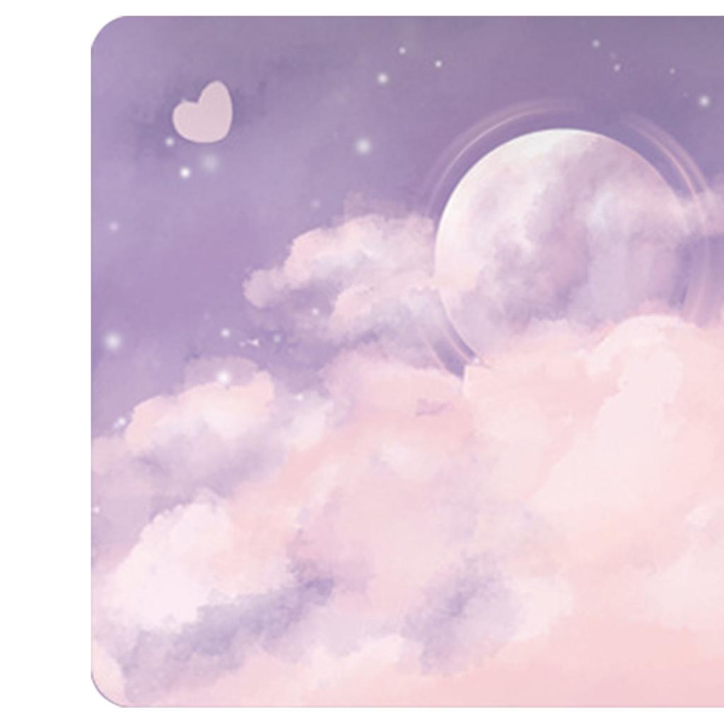 Коврик для мыши увеличенного размера, мультяшный пейзажный узор, резиновая основа, утолщенный коврик для компьютерной клавиатуры и мыши