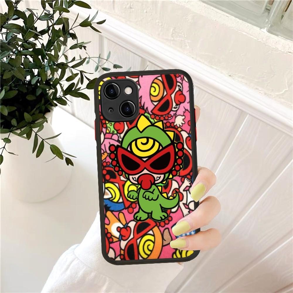 Japan Fashion Hysteric Mini Phone Case For IPhone 14 11 12 13 Mini Pro Max 8 7 Plus X XR XS MAX Translucent Matte Cover