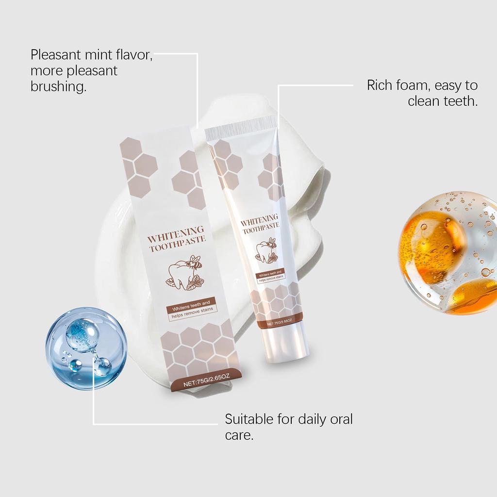 Освежающая зубная паста с мятой освежает дыхание, защищает десны и укрепляет эмаль. Ежедневная чистка Зубная паста для ухода за полостью рта Снижает кариес.