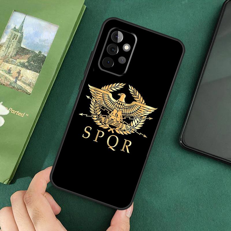 Римская Императорская Легионная Крышка SPQR Для Samsung Galaxy A54 A52S A52 A32 A22 A12 A72 A33 A53 A73 A14 A70 A51 A71 Чехол