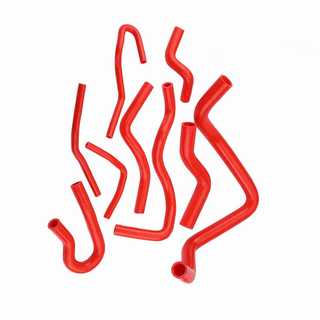9pcs Silicone Auto Radiator Hose Kit for Civic D15 D16 SOHC EG EK 1992‑2000