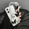Black Butterfly Pattern Phone Case for Samsung Galaxy A55 A15 A54 A35 A37 A57 A17 5G S26 S25 S24 Ultra S22 S21 Plus S23 FE Cover