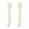 Дышащие женские гольфы с напуском, однотонные гольфы до колена, модные вязаные чулки в стиле лолиты