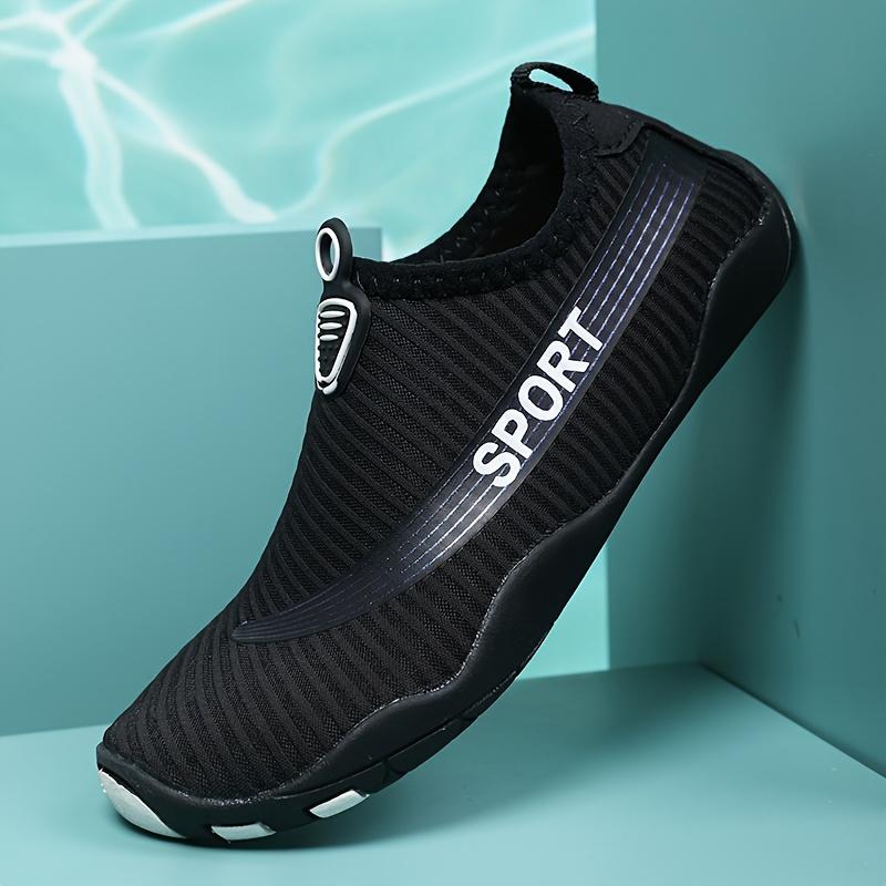 [Дышащие водные туфли] Легкие, дышащие быстросохнущие водные туфли для мужчин|Нескользящая подошва, идеально подходят для пляжа, бассейна, серфинга и водных видов спорта, сетчатый верх