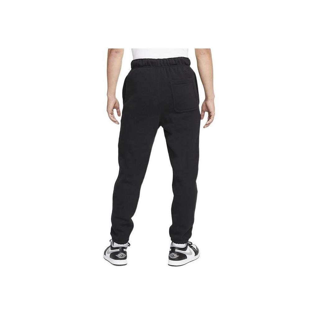 Jordan Сплошной цвет с логотипом и принтом на шнурке, тренировочные спортивные штаны, мужские штаны, черные DA9821-010