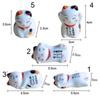Creative Spoon Fork Rest Home Hotel Ceramic Japanese Chopsticks Holder Lucky Cat Cutlery Stand