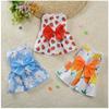 Summer Thin Dog Dress Floral Pet Princess Dress For Small Size Dog & Cat Bowknot Cat Clothes