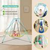 Hanging Set for Swing - Blue, Frame Only, Nest Swing Not Included.