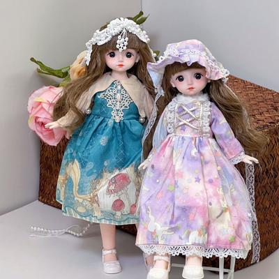30см BJD Кукла Девочка Игрушка для Детей Ретро Классическое Свадебное Платье Лолита Благородный Кролик Праздничный Подарок на День Рождения