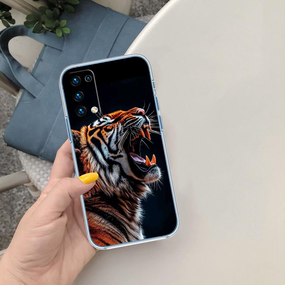 LO6 Чехол для телефона с животным тигром для Motorola Moto G10 G20 G30 G31 G32 G34 G35 G41 G42 G50 G51 G52 G55 G60 G60S G62 G71 G72 G75