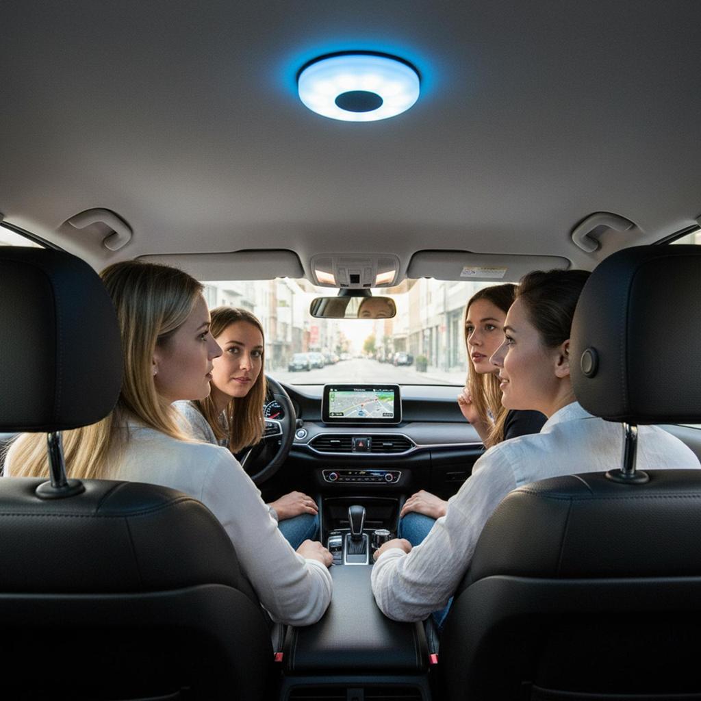 Interior LED Lights For Cars Magnetic LED Lamp Car Dome Light For Atmosphere Reading Road Trip Vehicle RV Truck SUV