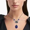 Pendant Lapis Lazuli Silver Jewelry 2.5" Gemstone  Handmade Sterling Silver