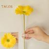 Искусственный цветок, анти-выцветание, украшение из искусственной кожи, отличный одиночный филиал, домашний декор для вечеринки, сада, гербера, искусственный цветок, товары для дома