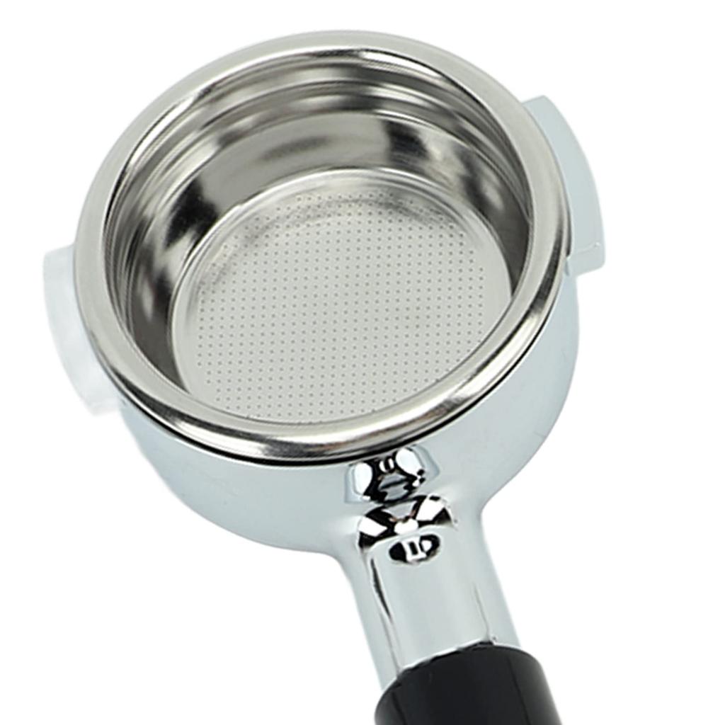 Xuuyuu 58 мм Бездонный портафильтр для кофе со съемной корзиной-фильтром для Expobar, Rocket, Faema и Rancilio (черный)