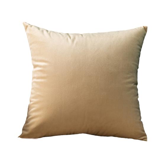 Solid Color Velvet Pillow Cover, Soft Plush Throw Pillow Case, 17.7x17.7 Inch Smooth Velvet Cushion Cover for Sofa, Bed, Office, Cozy Home Decor