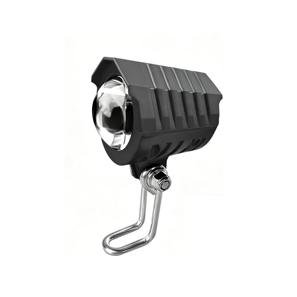 Electric Bike Waterproof Front Lamp Accessories 36V 48V 60V 80V E Bike LED Front Light Motorcycle LED Headlight with Horn