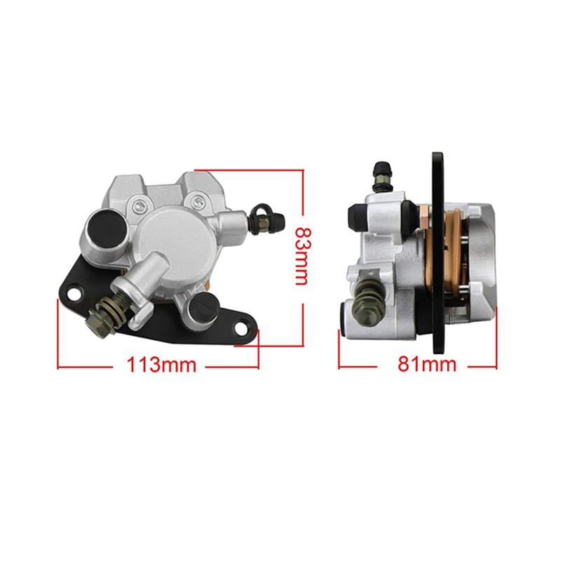 Передние Левый Правый Тормозные Суппорты Для Yamaha Banshee Big Bear Grizzly Kodiak Raptor 3GD-2580T-01-00 3GD-2580U-01-00 Запчасти-A87Q