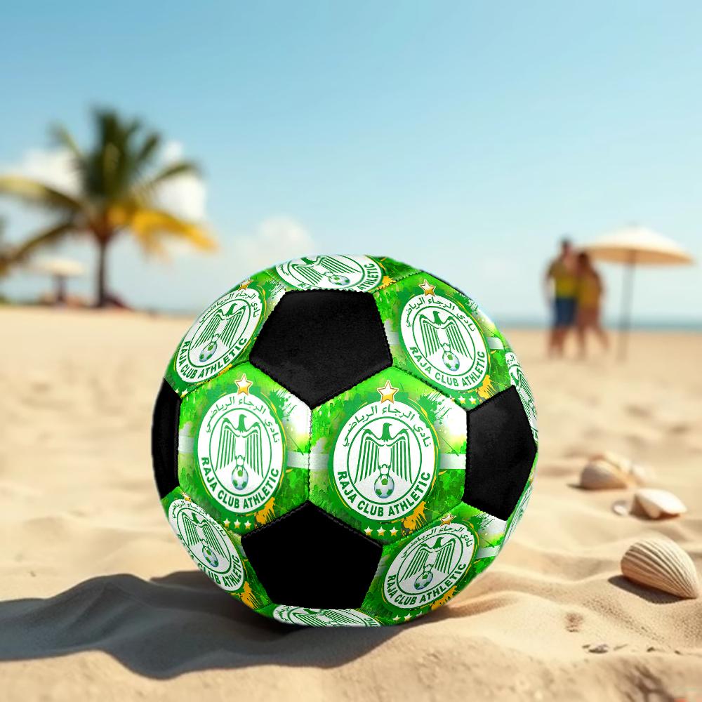 РАЗМЕР 5 Футбольный мяч Raja Casablanca Цветной Для всех возрастов Машинная строчка ПВХ Готов к соревнованиям Прочный Высокий отскок