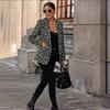 2024 Leopard Print Fashion Trend European/American Thin Suit