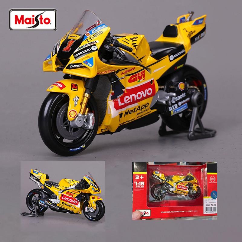 Запас Маисто 1:18 Сезон Ducati Honda Yamaha Мотоцикл Сплав Микро-литье под давлением Цельная Модель Кастом Детская Игрушка Подарок