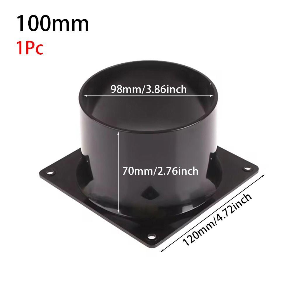 1 шт. Фланец для подключения воздуховодов с квадратным дном, впускного и выпускного воздуха, для подключения вентиляци