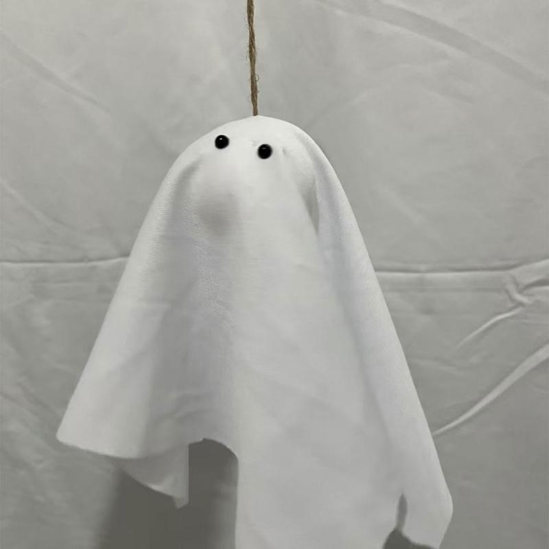Украшения на Хэллоуин Уличные/Внутренние Подвесные Призрачные Украшения Белый Летающий Призрачный для Украшения Хэллоуинской Вечеринки