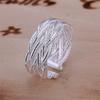 Christmas Gifts Silver Color Rings Simple Design , Women Lady Wedding Pretty Nice Trendy Jewelry