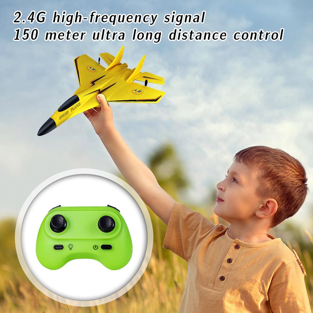 Самолет с дистанционным управлением, фиксированный двухканальный пенопластовый самолет-планер, детская игрушечная модель самолета