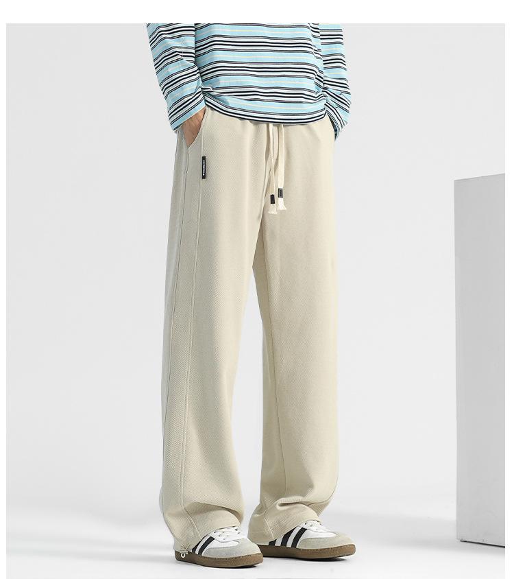 Мужские корейские свободные вельветовые штаны-джоггеры для осени и зимы