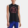 Under Armour Project Rock Johnson Printed Loose Training Hoodie женские толстовки с капюшоном черного цвета 1366003-001