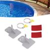 Included Cable Ties Pool Hose Holders Gray Swimming Pool Pipe Holders  Backyard