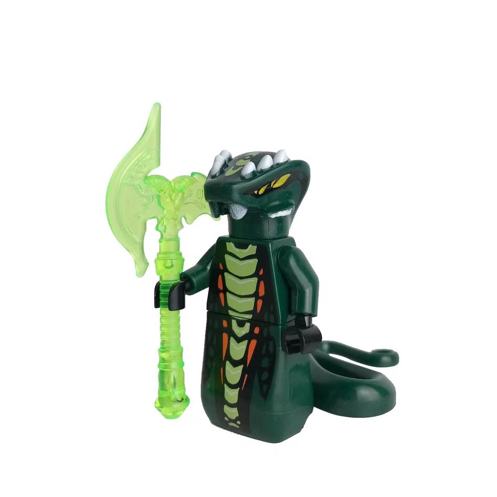 Экшн-фильм, змея, василиск, черепахи, минифигурки с оружием, строительные кирпичи, блоки, модель для мальчиков, подарки на день рождения